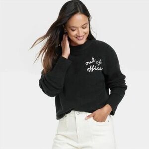 a new day Black Crew Neck Sweater